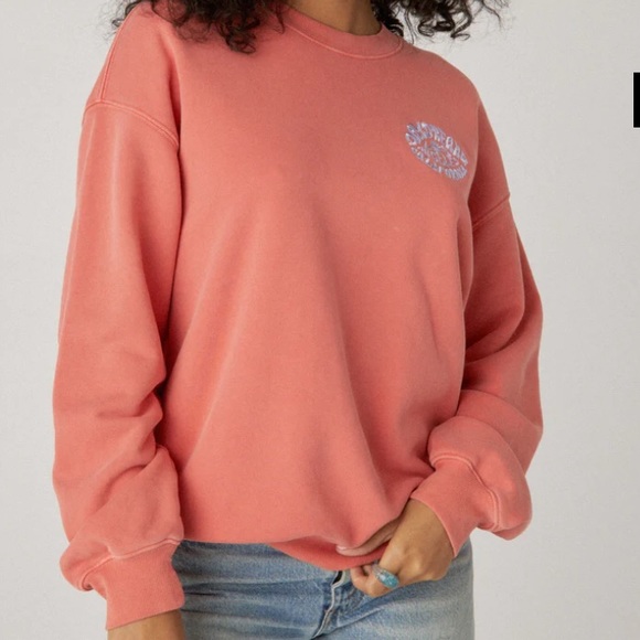 Daydreamer Tops - NWT Daydreamer LA Under The Sun Logo Boyfriend Crewneck Sweatshirt Size L